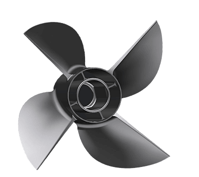 Race / High speed propeller 4 Blade 25-70HP Stainless Steel 10 1/2 x 21p