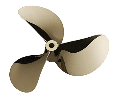 3 Blade Yacht Propeller 16D X 13P Shaft Drive RH