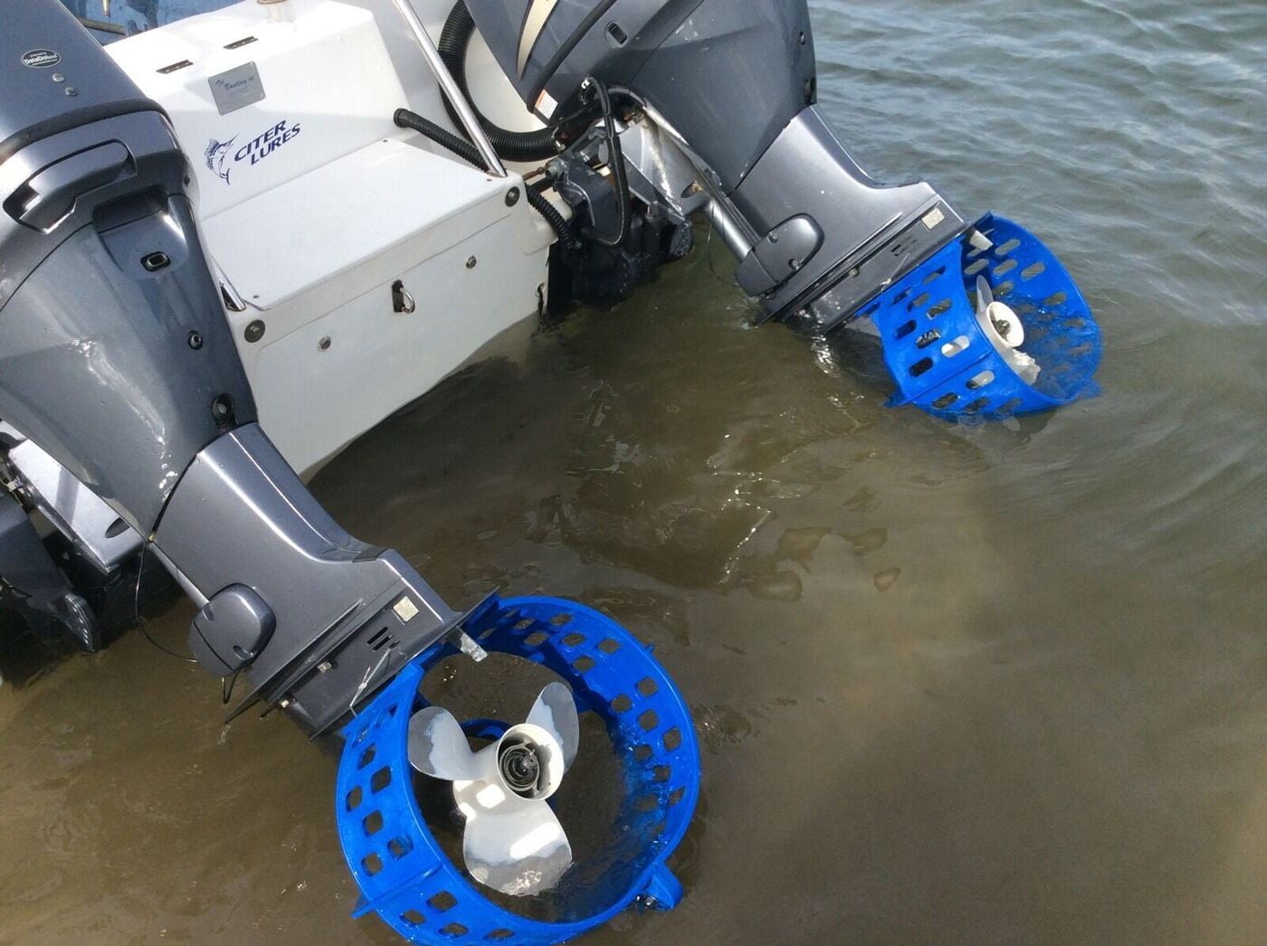 Propeller Safety Guard composite suit 4050 hp outboards